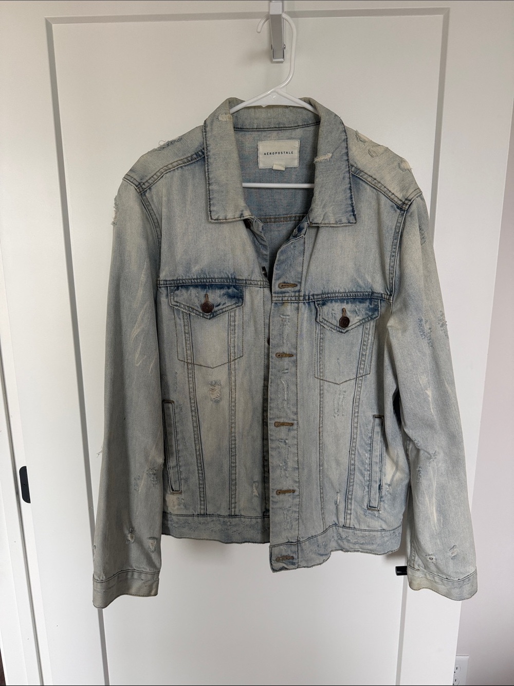 Aeropostale Light Wash Denim Jacket